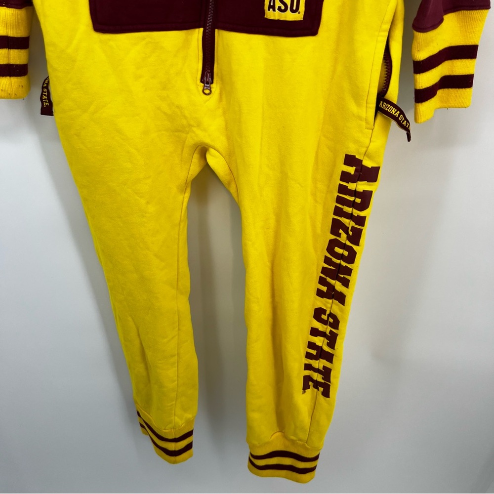Arizona State Yellow and Maroon Zip Up Sweater - Picture 6 of 9
